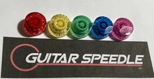 Guitar or Bass Volume Tone Knob Speed Dimebag Knobs Red Yellow Green Blue Purple