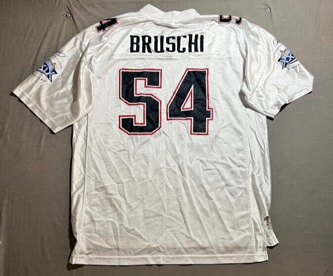 New England Patriots Bruschi #54 Reebok Superbowl 2005