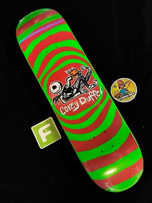 RARE SIGNED Corey Duffel Jack Skellington Adored Skateboard Deck