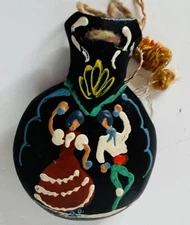 Vintage Collectible One Wooden Castanet Flamenco Dancers