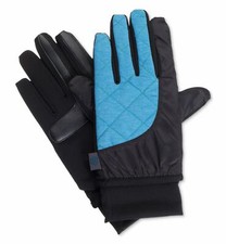  165 Isotoner Men Blue Smartouch Touchscreen Active Thermal Winter Gloves Size L