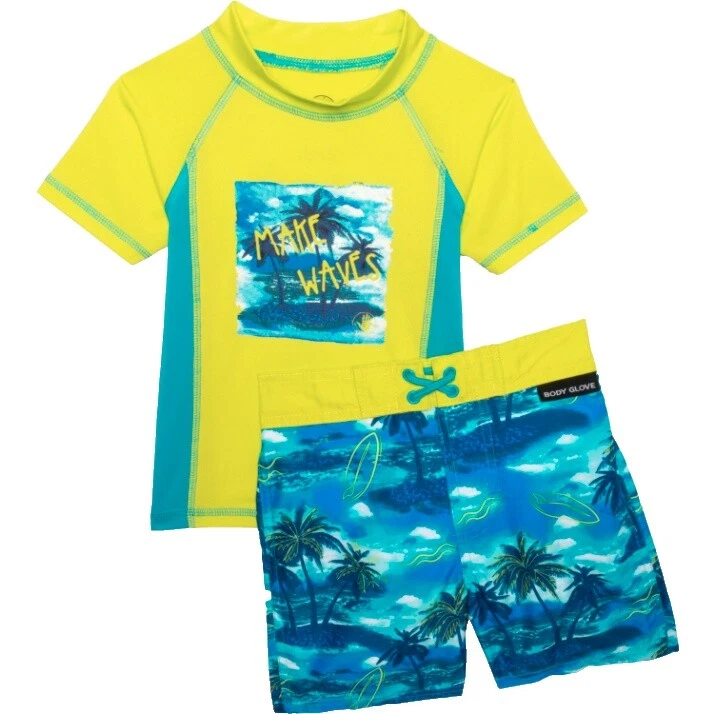 Body Glove 聚酯纤维常规尺寸泳装男童