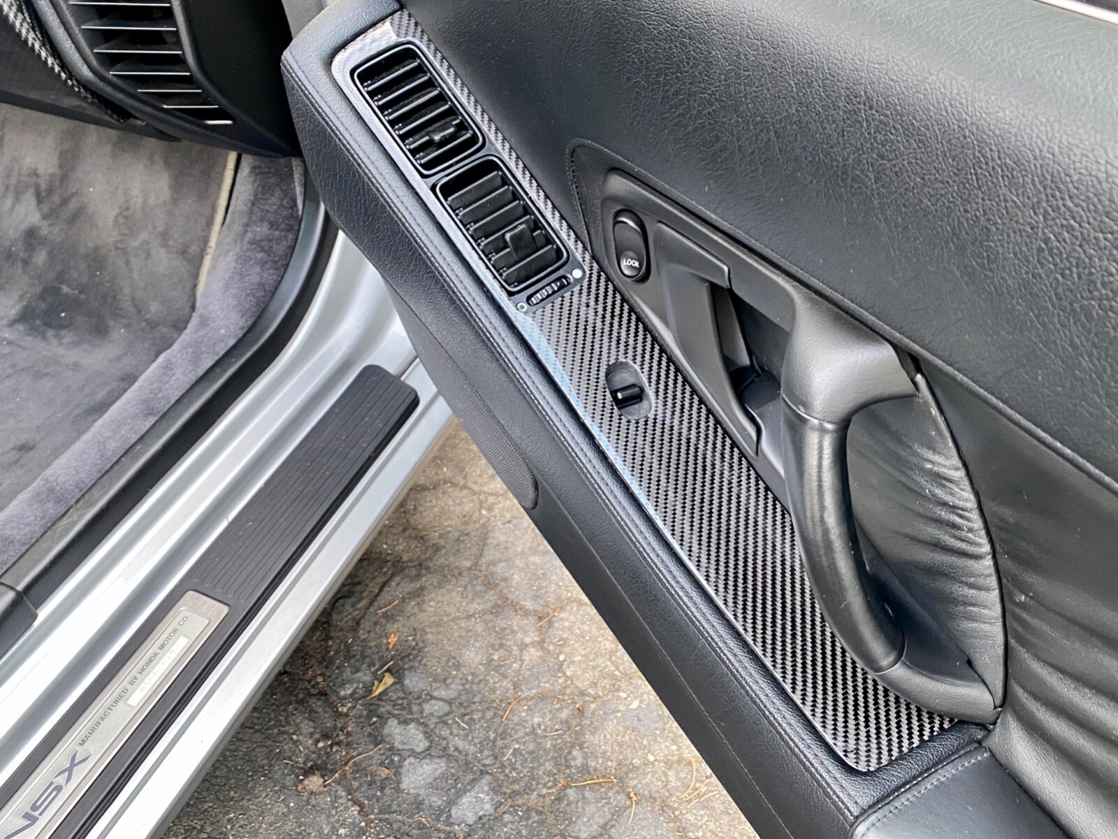 Honda Acura NSX Bespoke LHD Power Window Trims (L/R) in 100% Carbon Fiber