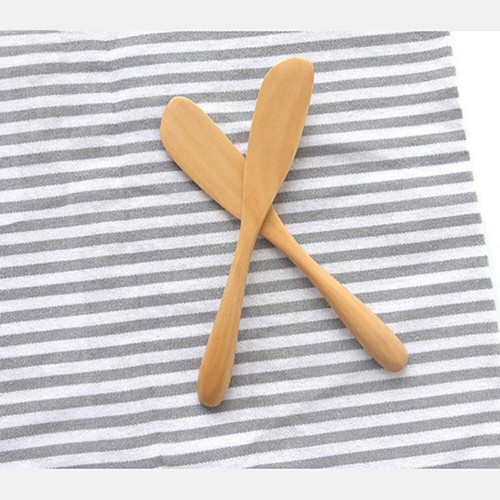 2 PCS Kitchen Utensils Bamboo Handle Spreading Spreader - Picture 7 of 12