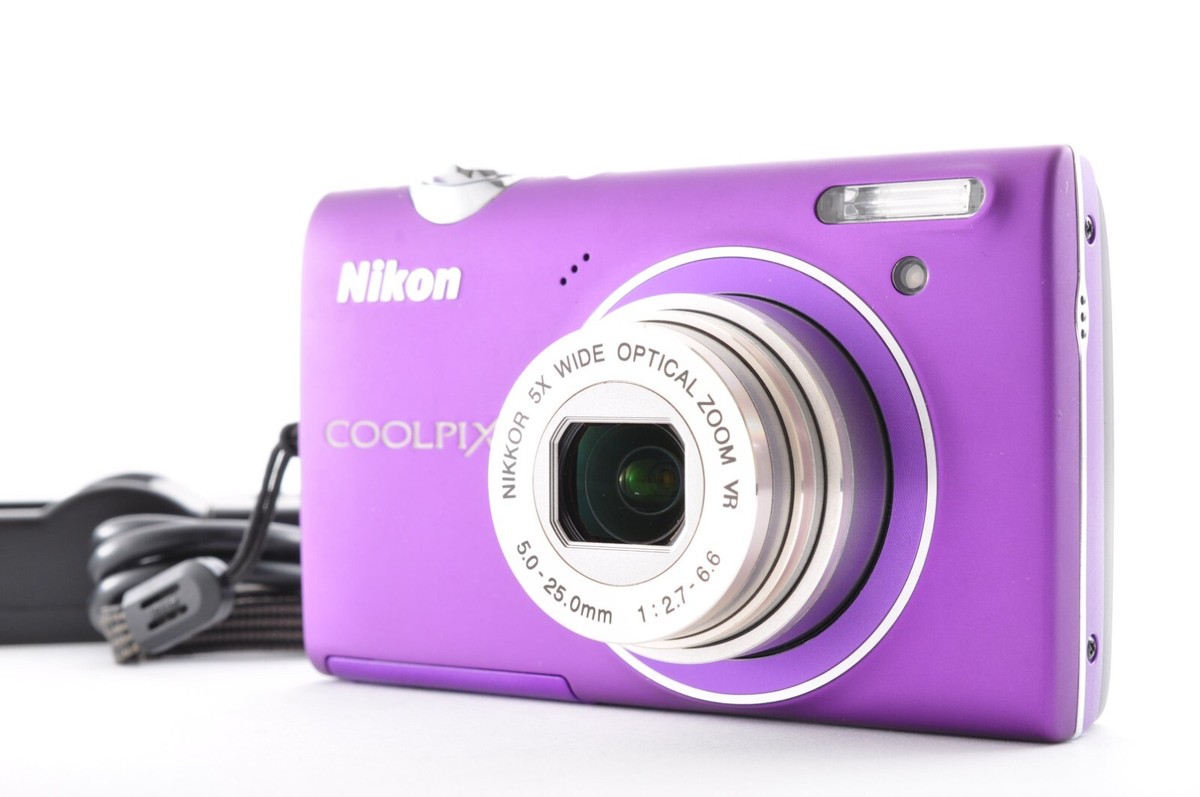 一部難あり品 Nikon COOLPIX S5100 Nikon Coolpix S5100 Purple Excellent+5 Compact Digital