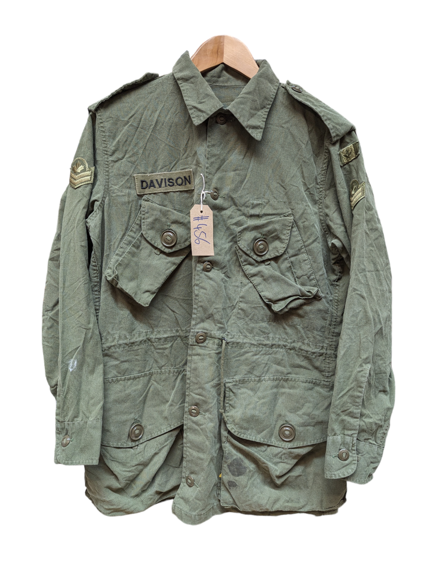 Vintage Retro Canadian Army OD Green MKII Lightweight Combat Coat