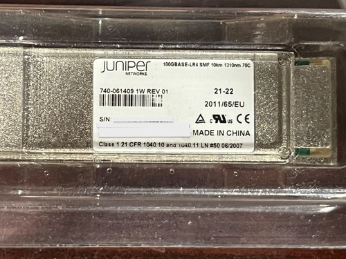 ORIGINAL Juniper 100GBASE-LR4 p/n 10KM 740-061409 - Photo 5/8