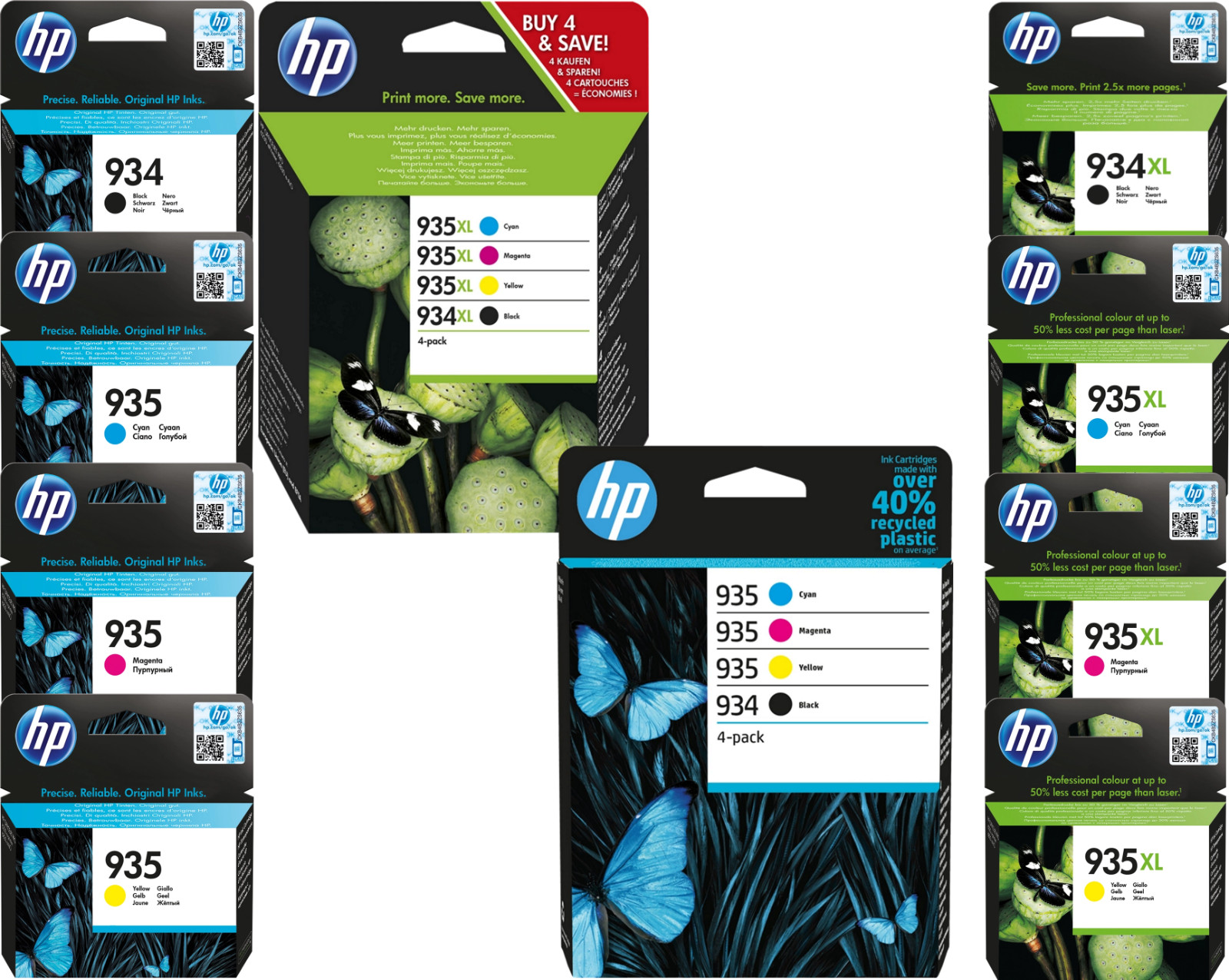 Originale HP 934 HP 935 XL Cartucce Originali Inchiostro OfficeJet originale