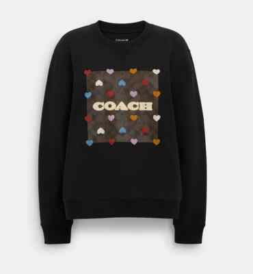COACH コーチSignature Crewneck Sweater COACH® Outlet | Signature Crewneck Sweatshirt