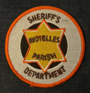 Avoyelles Parish Louisiana Sheriff's Dept Shoulder Patch Pre-owned Unsewn