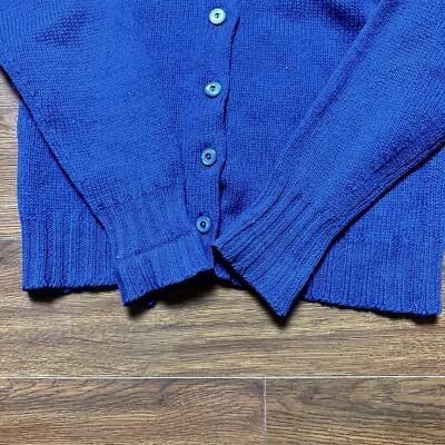 Vintage Pendleton 100% Virgin Wool Cardigan 36 Button Up Sweater