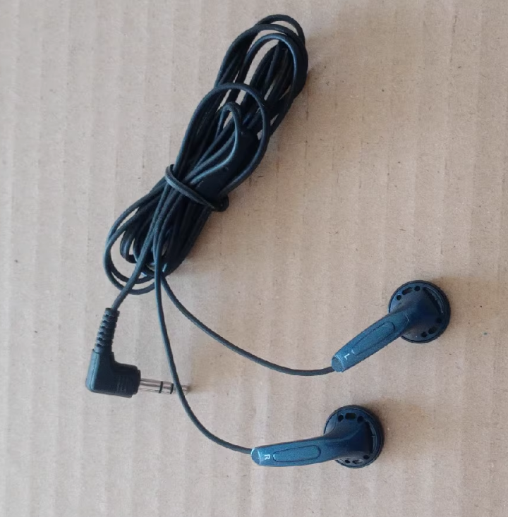 1pc Sennheiser MX500 Headphone Cable Black With Volume Adjustment