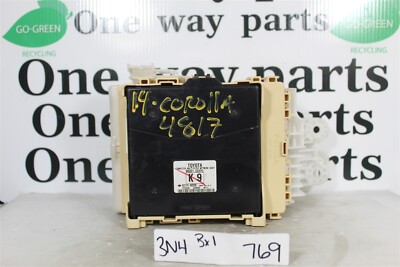8922102370 Toyota Corolla 14-16 Fuse Box Junction With Multiplex 3N4 769 B1