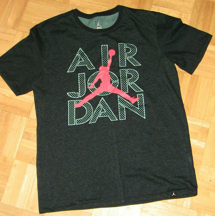 MENS NIKE MICHAEL AIR JORDAN L LARGE SHIRT DRI FIT DARK GRAY PERFECT | eBay