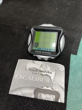 Excalibur Electronic NY53 New York Times Black & Silver TouchScreen Sudoku Game