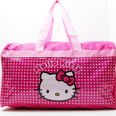 Sanrio Hello Kitty Duffel Bag Carry On Overnight Travel Pink Tote 18'' Dance Bag