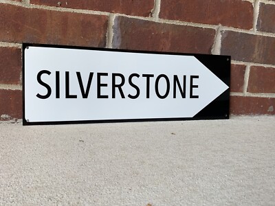 Silverstone Formula One F1 racing sign Porsche mercedes Ferrari Renault Mclaren