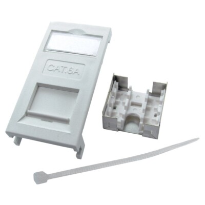 RJ45 Cat 6A Ethernet Punch Down Modul Keystone Buchse geschirmte Wandblende