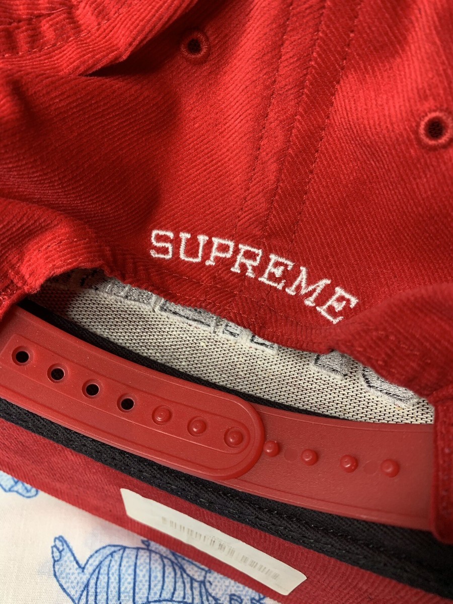 Supreme Champion Corduroy RED Snapback New | eBay
