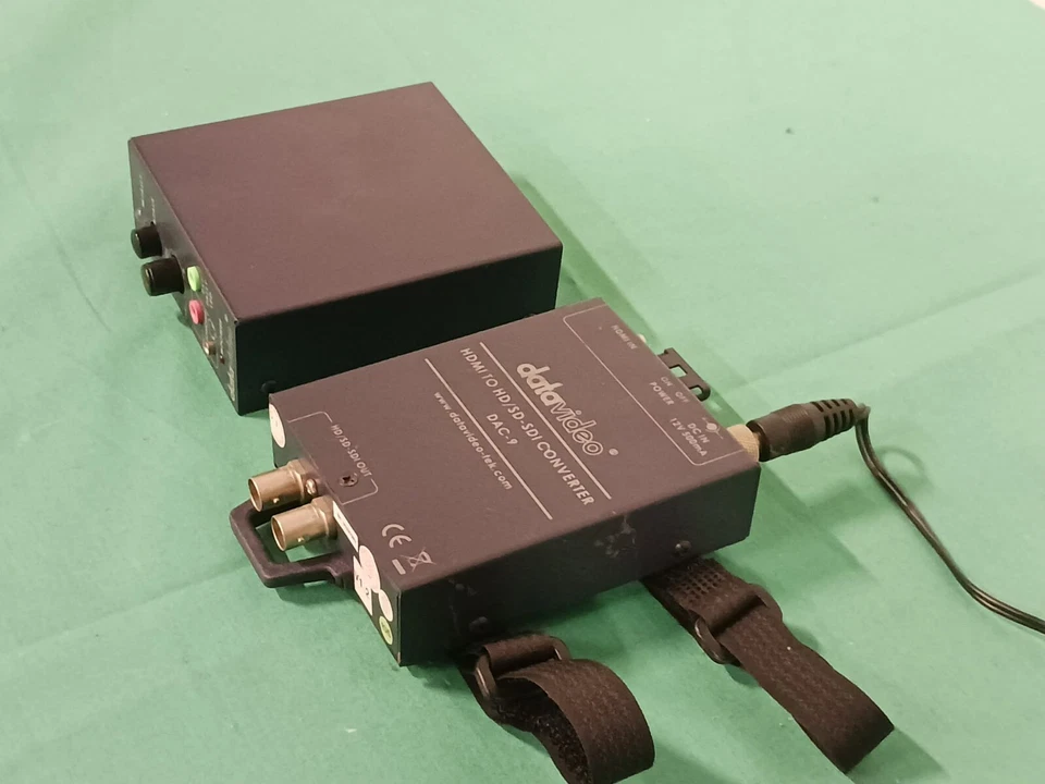 Convertidor Datavideo DAC-9 HDMI a HD/SD-SDI con Intercomunicador ITC-100SL Beltpack Foto 3 de 4