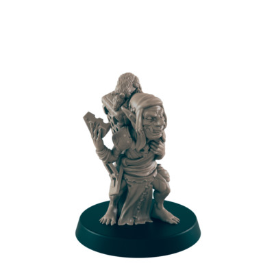 Goblin Rat Catcher - Everyday Folk - Minis - EC3D - - Dungeons & Dragons - RPG -