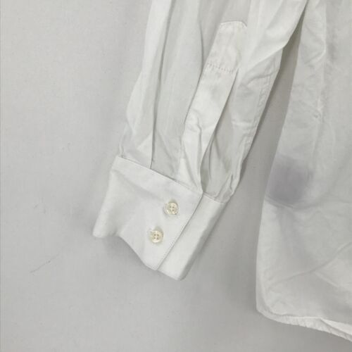 Balmain Shirt Mens 15.5 39 White Purple Button Up Long Sleeve Casual Dress Men - Picture 14 of 20
