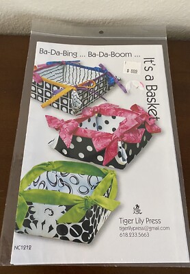Ba-Da-Bing Tiger Lily Press ''ITS A BASKET'' Accessorize Your Basket Any Size