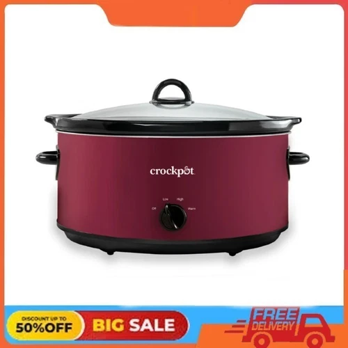 Crock-Pot® Manual 8-Quart Slow Cooker, Rhubarb