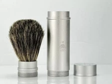 Full Size 100% Pure Badger Travel Shaving Brush use with Soap Safety Razor