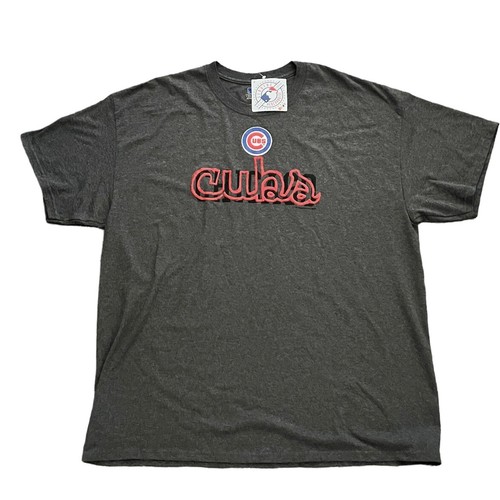 Chicago Cubs T-Shirt Genuine MLB Baseball Tee Men’s Size XL NWT Gray