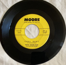 FRANK MOORE FOUR Rare 50's Rock n Roll R&B Philadelphia PA Private Press JAZZ