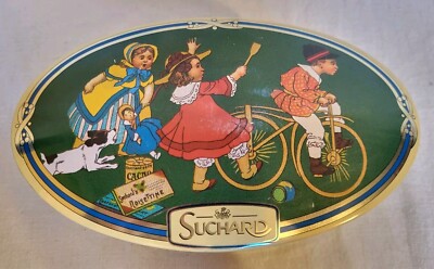 Vintage Suchard Schokoladen Bonbons Blechdose Dose