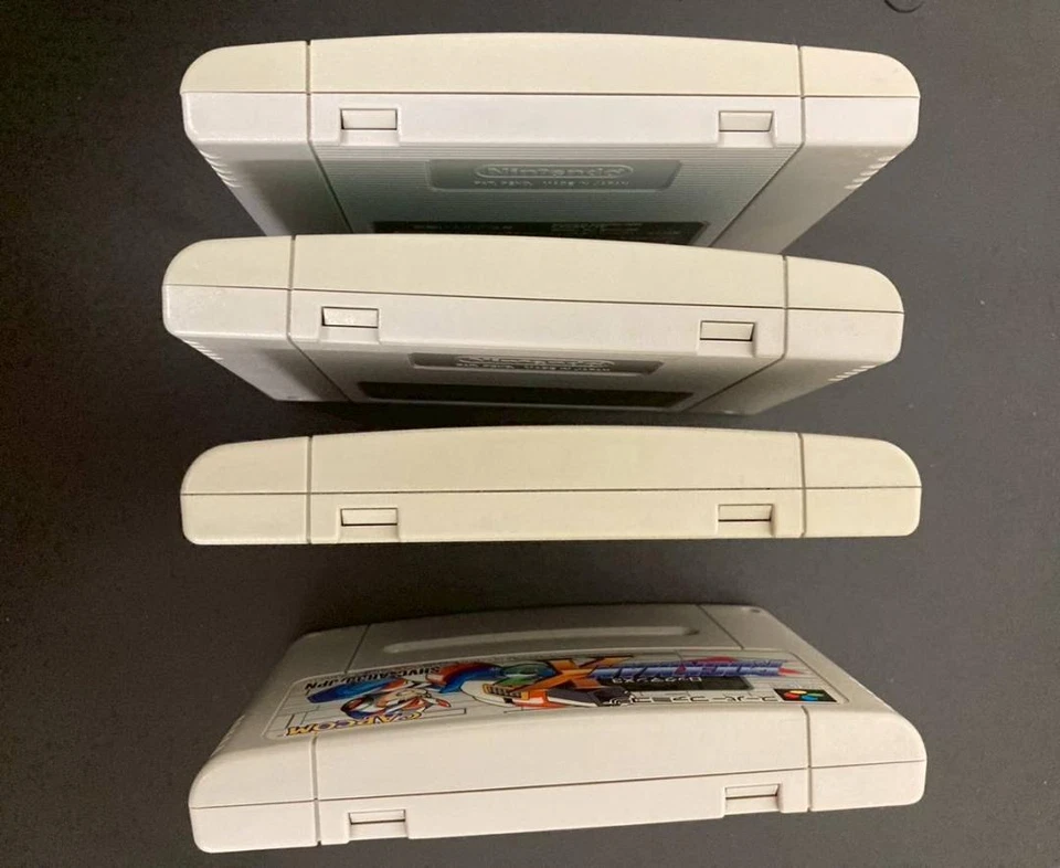 Lot 4 Nintendo Super Famicom SFC Mega Man Rockman X X2 X3 7 SNES Games Set Japan - Image 4 of 4