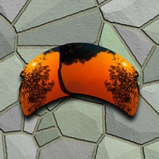 Red Orange Polarized Lenses Replacement for-Oakley Flak XS Youth OJ9005