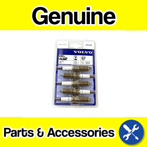 Genuine Volvo S40, V50 (04-12) (2.5cc Turbo Engines) Spark Plugs - Picture 1 of 3