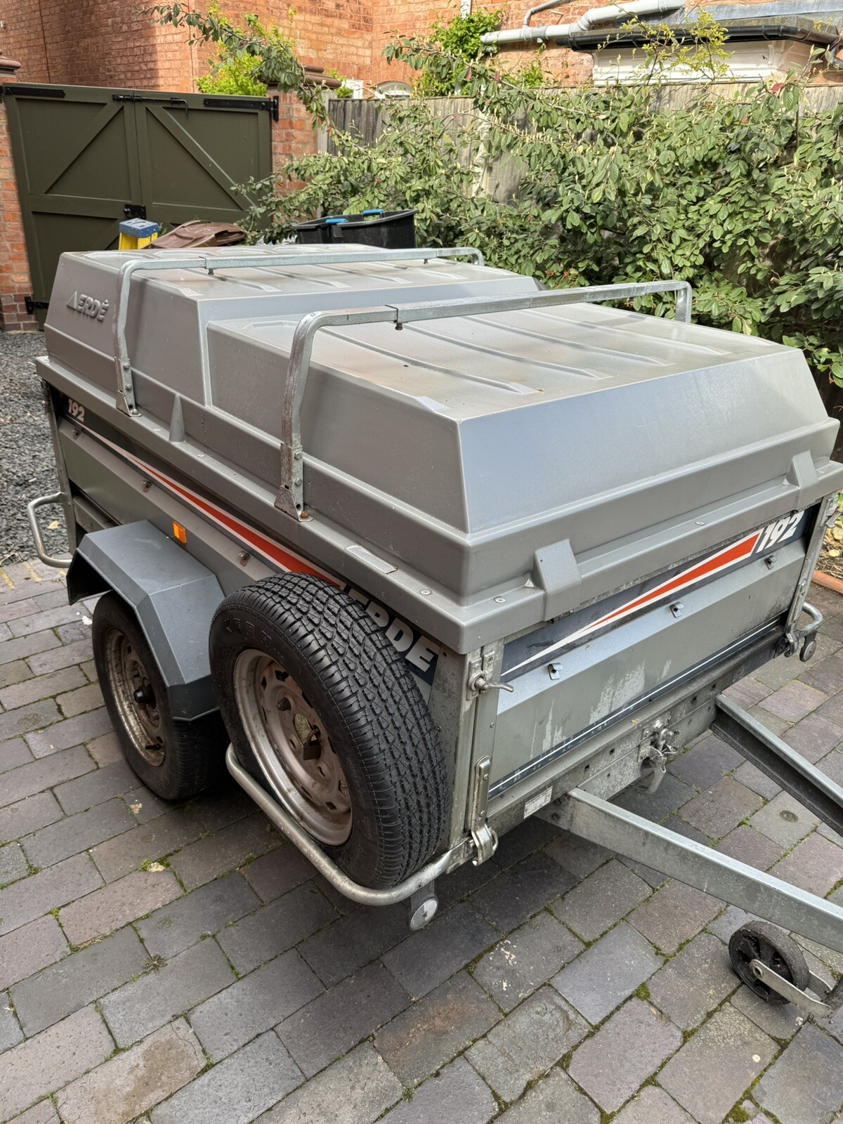 Erde tipping trailer (192) Box Car Camping Trailer with ABS Cover And