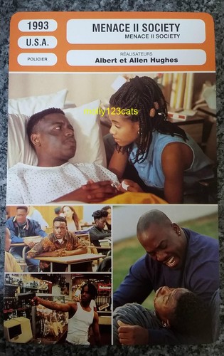 US Hood Drama Movie Menace II Society Tyrin Turner French Film Trade Card