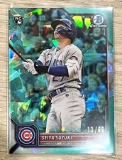 2022 Bowman Chrome Sapphire Image Variation Seiya Suzuki Aqua /99
