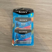 Sony Tapes DVC Pack of 4 Digital Video Cassettes 60 Minute NEW