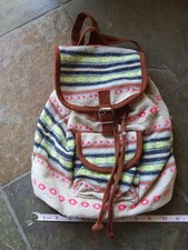 New Mini Fabric Backpack - Multicolor