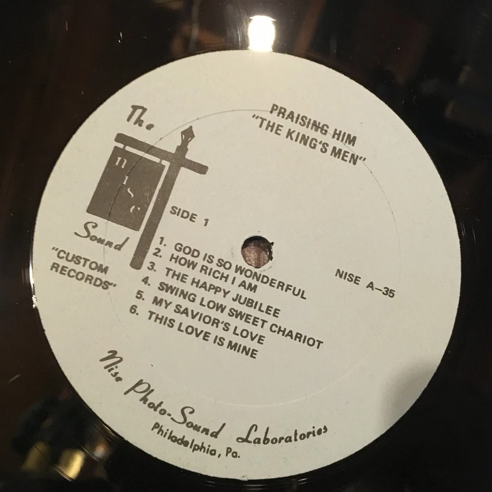 [GOSPEL/POP]~EXC LP~The KING'S MEN~Praising Him~Volume 2~[1971~NISE PRODUCTIONS] - Image 4 of 4