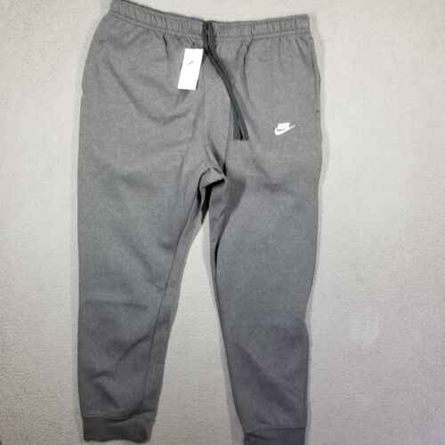 Men’s Nike Club Fleece Joggers Size 3xl Tall Gray White Embroidered Bv2671-071