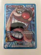 One Piece Card Game Buggy Leader OP09-042 Parallel Alt Art ENGLISH USA