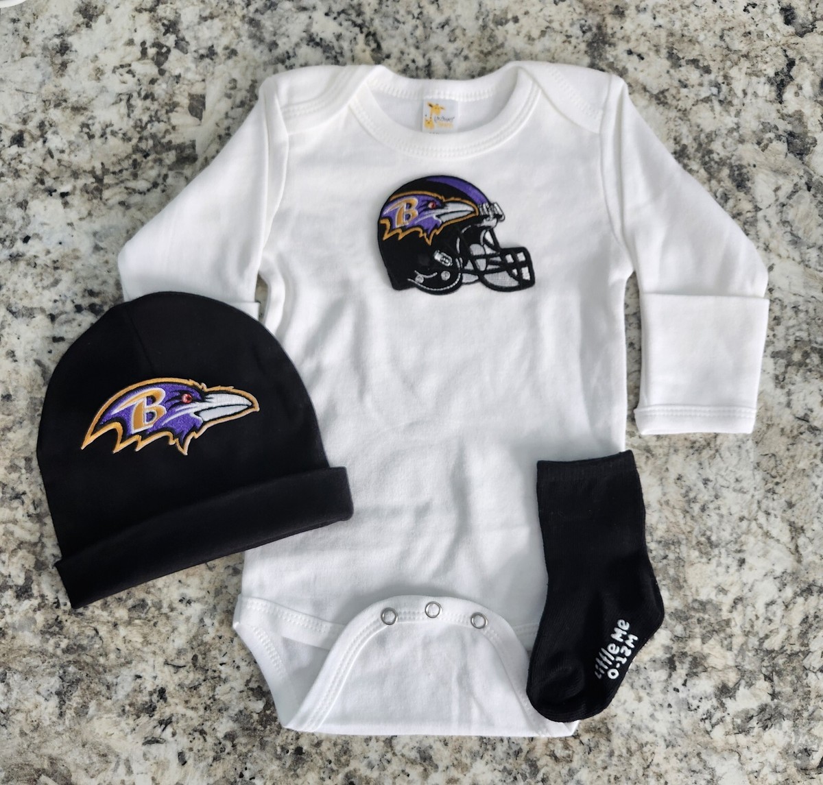 Ravens newborn/baby clothes Ravens baby gift Baltimore football baby clothes