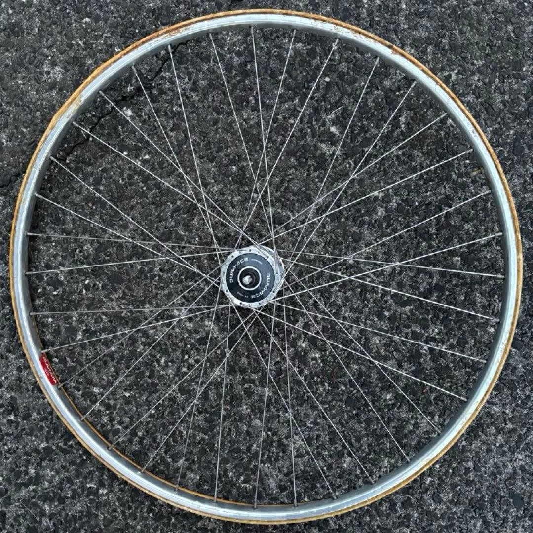 Araya Gold Dura Ace NJS Tubular Front Wheel | eBay