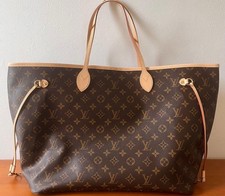 Borsa tote Louis Vuitton Neverfull GM tela monogramma marrone M40157