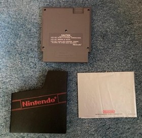 "RARE" Kid Icarus *5 Screw* (Nintendo NES, 1987) - Cartridge Sleeve & Booklet