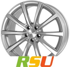 Brock B32 kristallsilber lackiert 7.5x18" ET45 LK5 112 ML 66.6 Alufelgen 18 Zoll