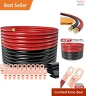 High Performance 40FT 0 GA Battery Cable with Terminal Connectors for Automotive
