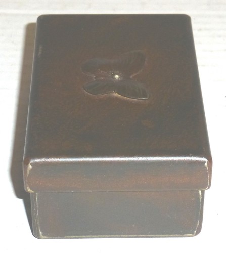Jan Barboglio Schmetterling 3,75 Zoll (L) x 2,25 Zoll (B) x 1,5 Zoll (H) handgeschmiedete Metall Schmuckschatulle - Bild 11 von 13